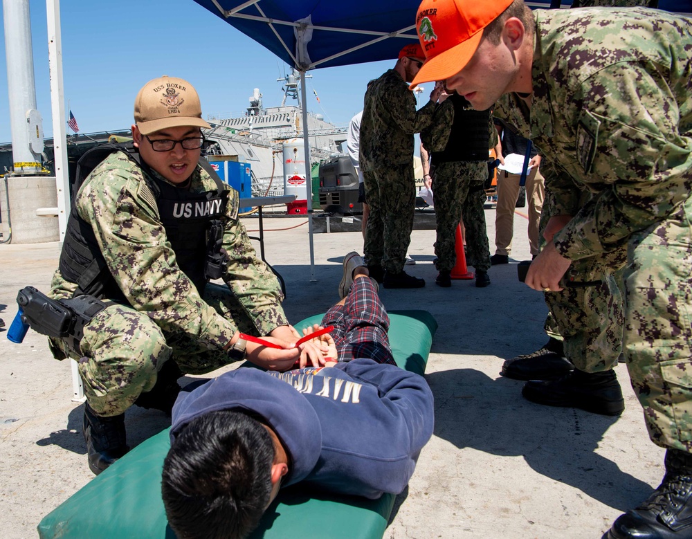 Boxer conducts AT drill