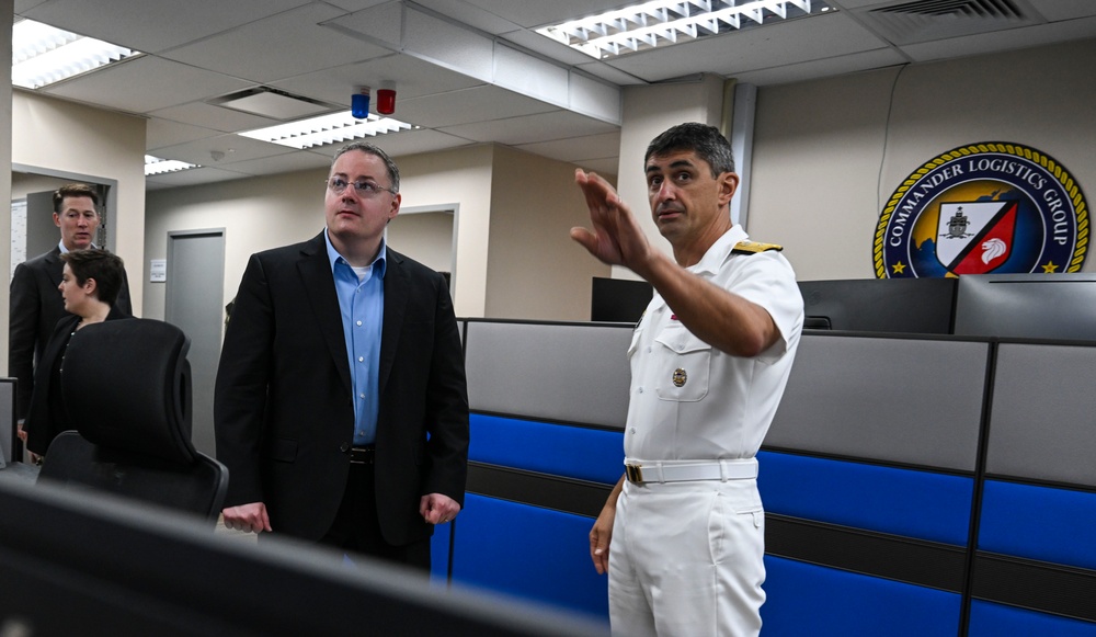 U.S. Deputy Assistant Secretary of Defense for South and Southeast Asia Visits COMLOG WESTPAC, May 8, 2025