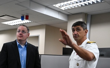 U.S. Deputy Assistant Secretary of Defense for South and Southeast Asia Visits COMLOG WESTPAC, May 8, 2025
