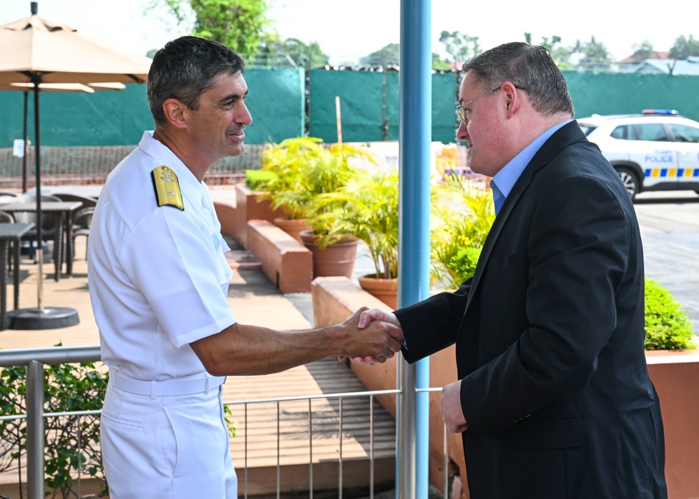 U.S. Deputy Assistant Secretary of Defense for South and Southeast Asia Visits COMLOG WESTPAC, May 8, 2025