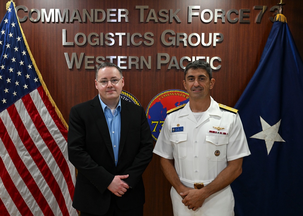 U.S. Deputy Assistant Secretary of Defense for South and Southeast Asia Visits COMLOG WESTPAC, May 8, 2025