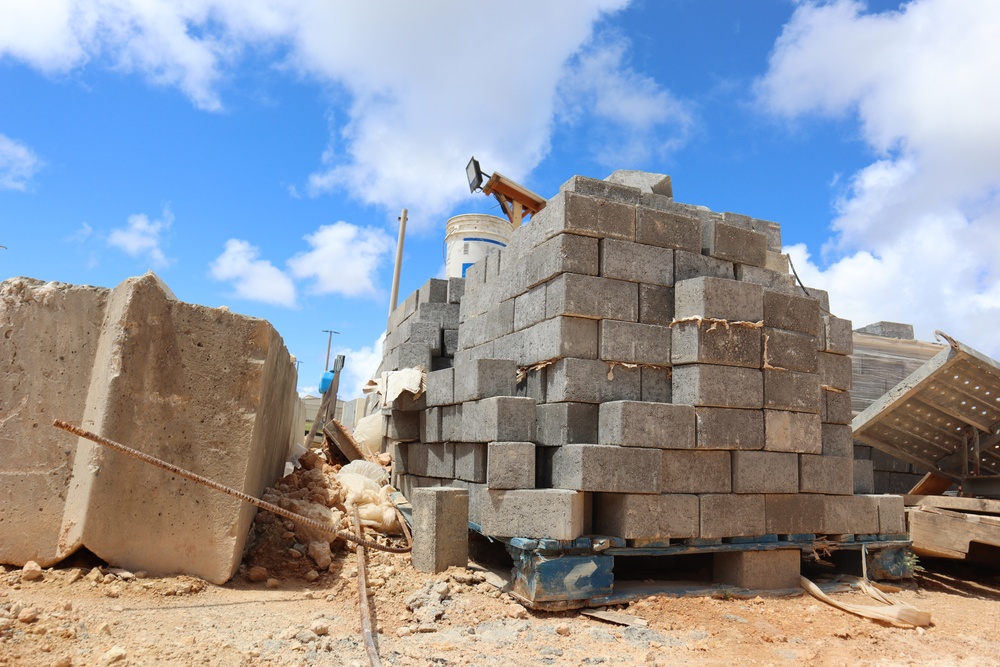 Concrete Materials Used to Construction Marine Corps Base Camp Blaz
