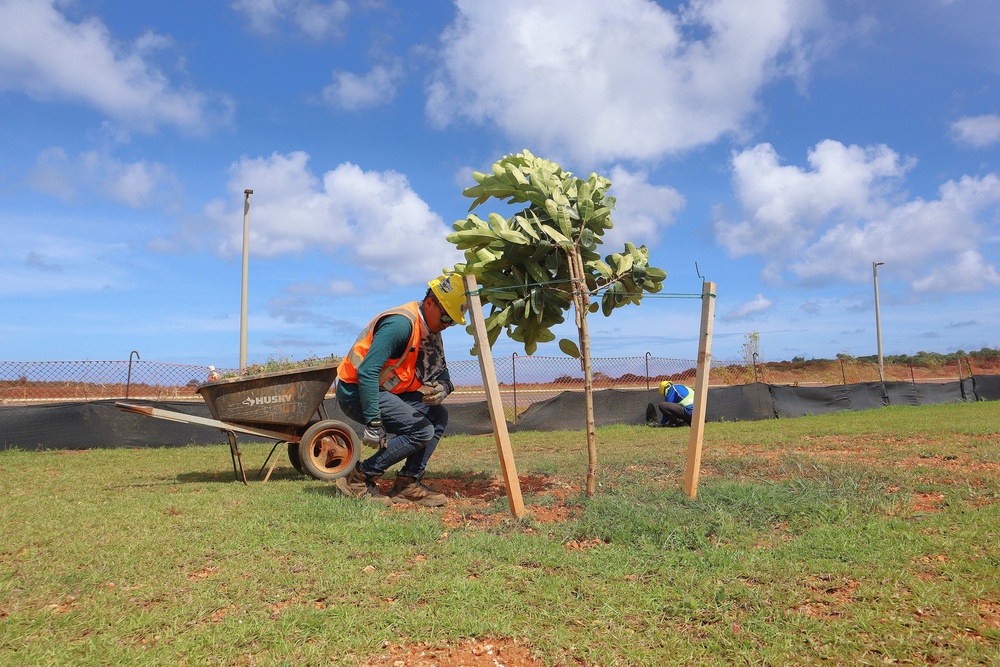 Landscaping Installation on Marine Corps Base Camp Blaz