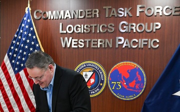 U.S. Deputy Assistant Secretary of Defense for South and Southeast Asia Visits COMLOG WESTPAC, May 8, 2025