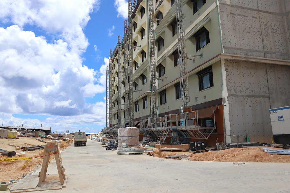 Progress on Marine Corps Base Camp Blaz