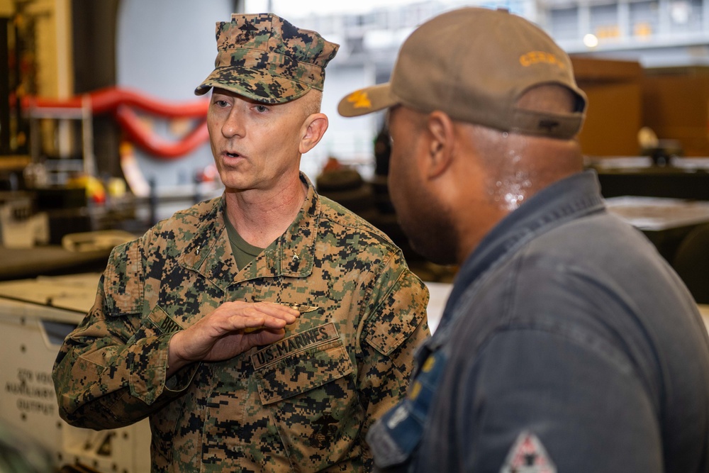 ESG3 and OPNAV N95 visit Boxer