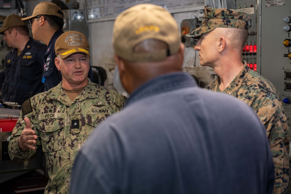 ESG3 and OPNAV N95 visit Boxer