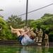 U.S. Marines Conducts One Rope Bridge Training during Jungle Leaders Course