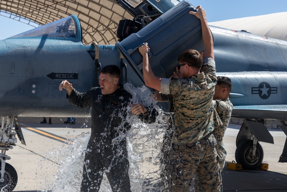 Pilot's last flight as a United States Marine Corps pilot