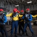 George Washington Hanger Deck Conducts Aircraft Firefighting Drills