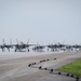 67th FGS &amp; 33rd RGS marshal over 50 aircraft during elephant walk
