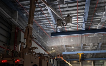 Lighting the way: 379th ECES upgrade hangar lights