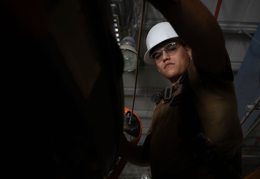 Lighting the way: 379th ECES upgrade hangar lights