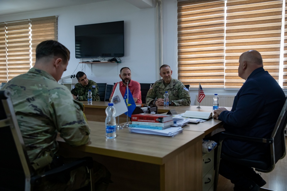 KFOR RC-E Deputy Commander visits Viti