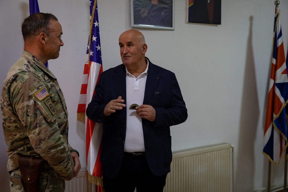 KFOR RC-E Deputy Commander visits Viti