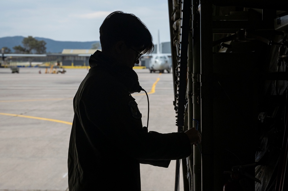 U.S. and Hellenic Air Forces conduct airlift operations during Stolen Cerberus XII