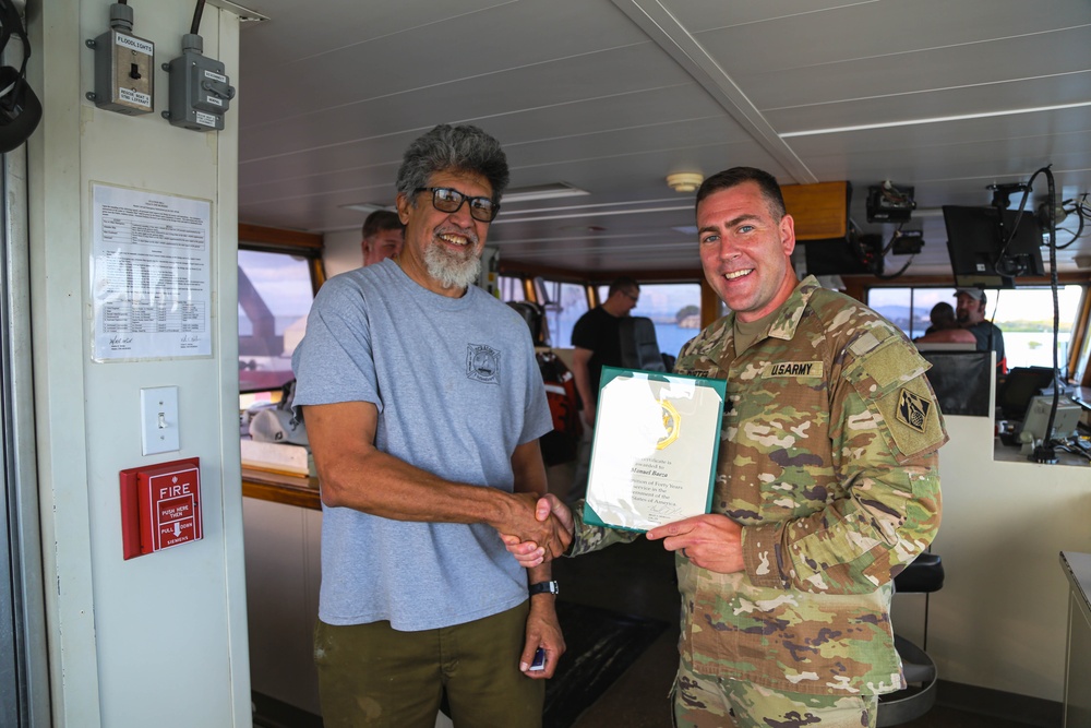 U.S. Army Corps of Engineers MURDEN Dredges Naval Station Guantanamo Bay Harbor