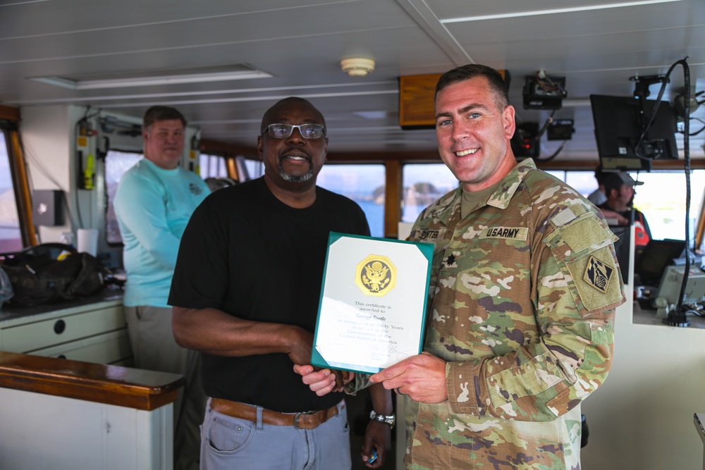 U.S. Army Corps of Engineers MURDEN Dredges Naval Station Guantanamo Bay Harbor