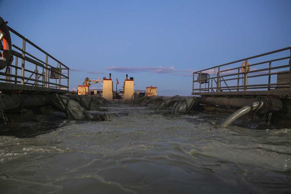 U.S. Army Corps of Engineers MURDEN Dredges Naval Station Guantanamo Bay Harbor