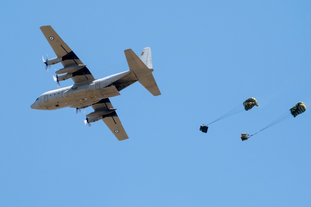 435th CRG and CASPER conduct static line jumps during SCXII