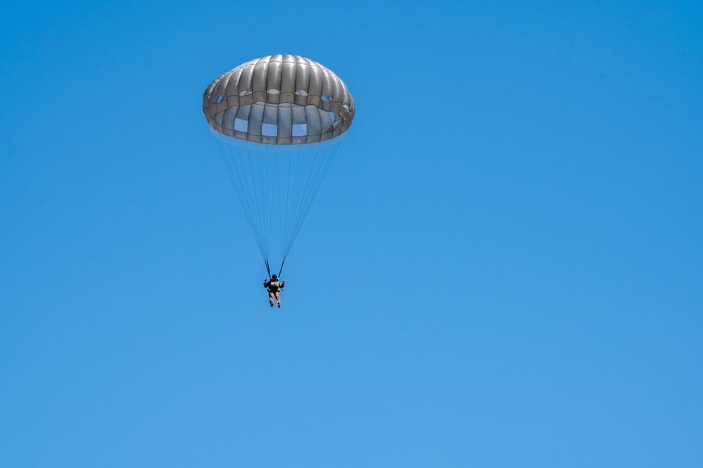 435th CRG and CASPER conduct static line jumps during SCXII