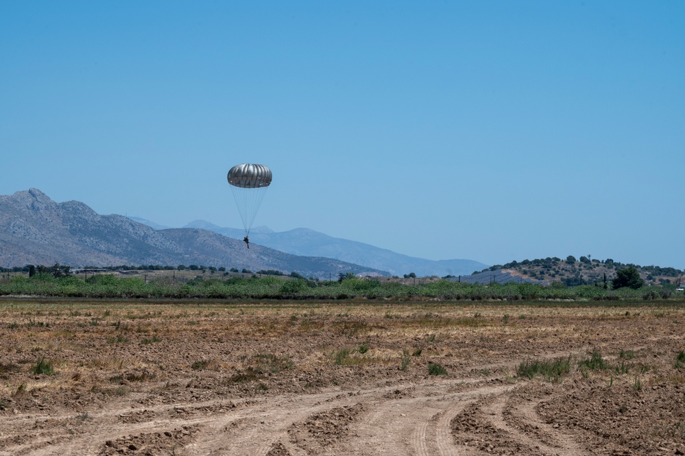 435th CRG and CASPER conduct static line jumps during SCXII