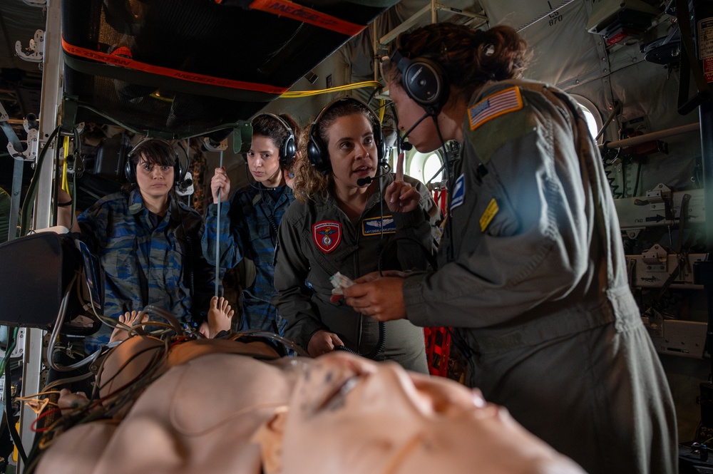 86 AES performs medical evacuation training with Hellenic Air Force