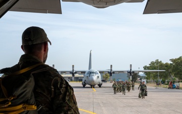 37th AS, Hellenic Army conduct static line jumps during SCXII