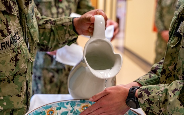 USNH Sigonella Honor Nurses with  Blessing of the Hands Ceremony