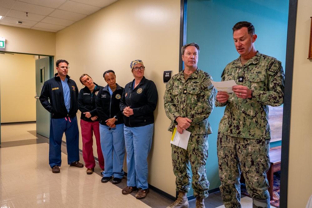 USNH Sigonella Honor Nurses with Blessing of the Hands Ceremony