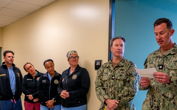 USNH Sigonella Honor Nurses with Blessing of the Hands Ceremony