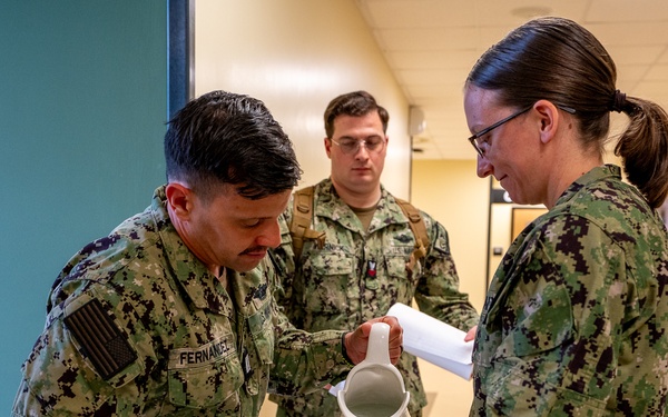 USNH Sigonella Honor Nurses with Blessing of the Hands Ceremony