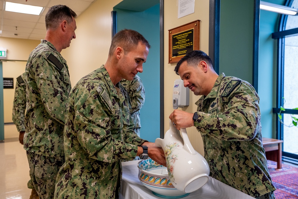 USNH Sigonella Honor Nurses with Blessing of the Hands Ceremony