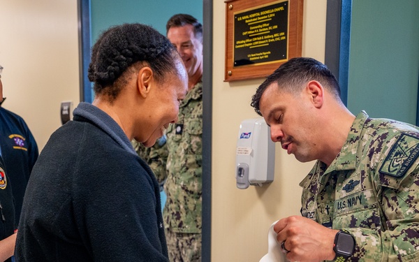 USNH Sigonella Honor Nurses with Blessing of the Hands Ceremony
