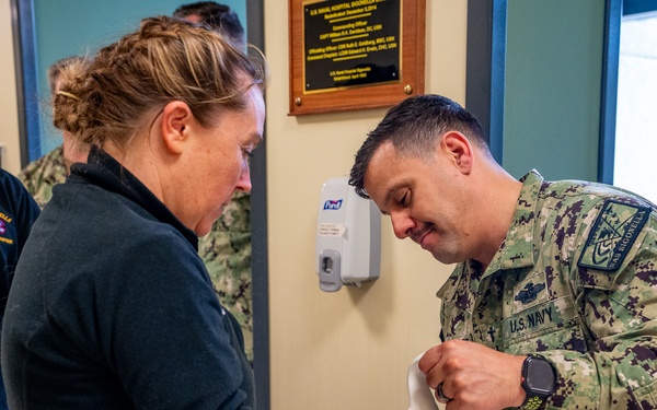 USNH Sigonella Honor Nurses with Blessing of the Hands Ceremony