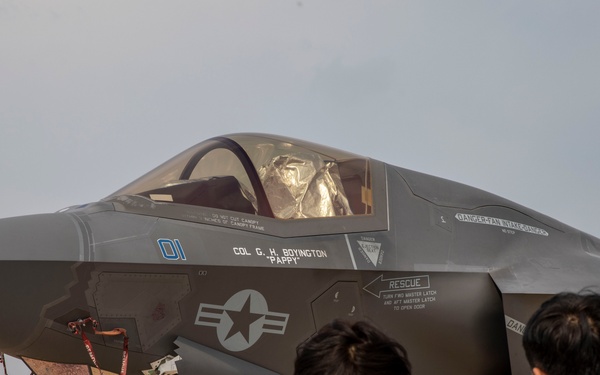 U.S. Marines with VMFA-214 participate in Day 2 of Osan Air Power Days