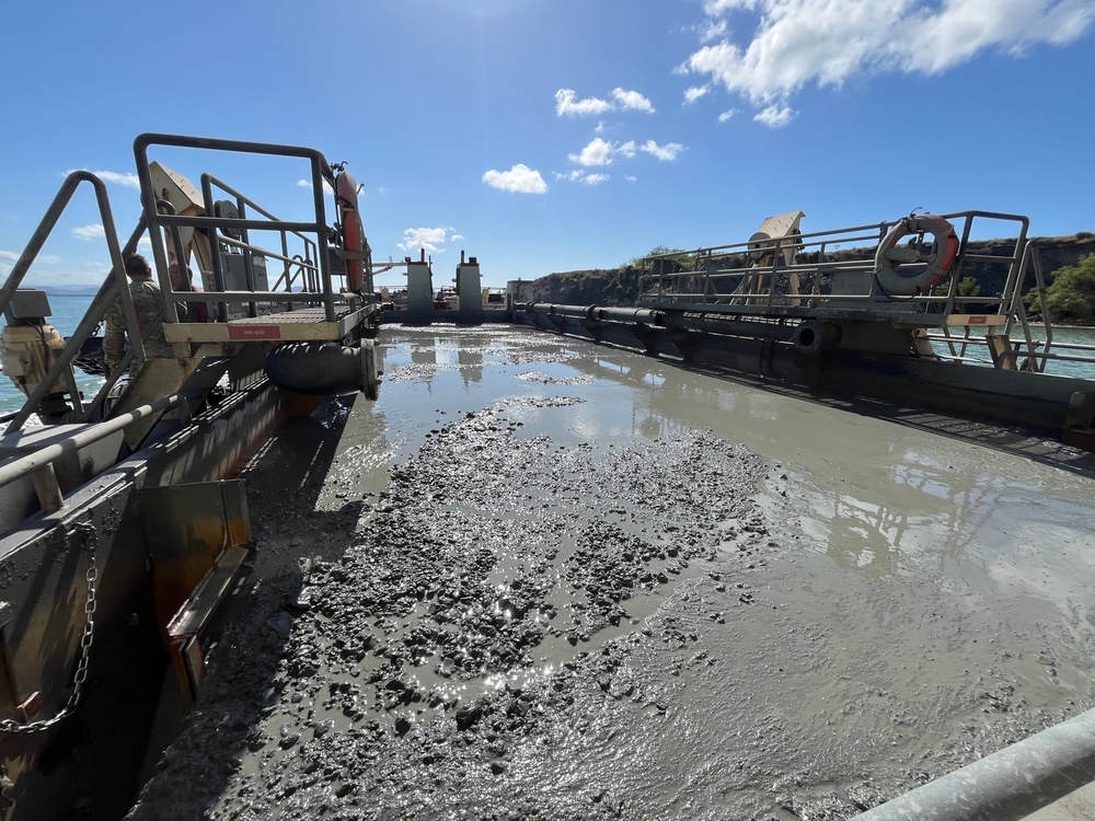 U.S. Army Corps of Engineers MURDEN Dredges Naval Station Guantanamo Bay Harbor