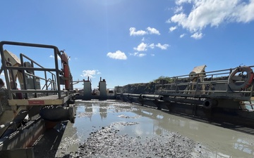 U.S. Army Corps of Engineers MURDEN Dredges Naval Station Guantanamo Bay Harbor