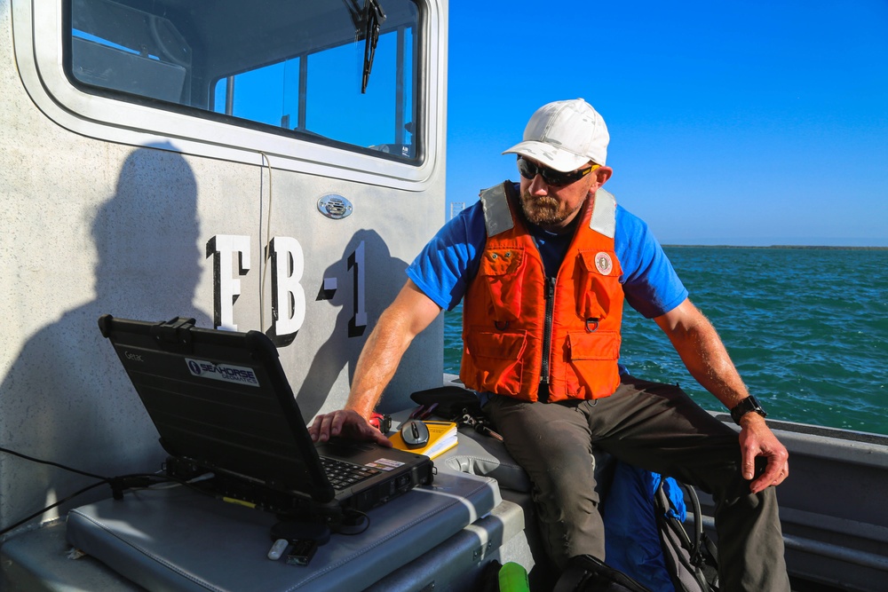 U.S. Army Corps of Engineers MURDEN Dredges Naval Station Guantanamo Bay Harbor