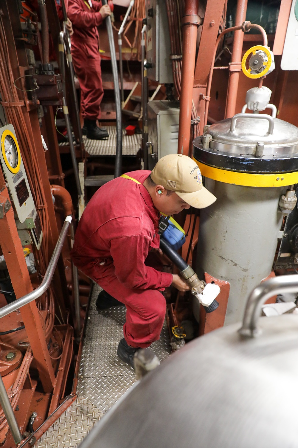 USS Princeton conducts operations in the U.S. Central Command area of responsibility as part of the Carl Vinson Carrier Strike Group