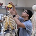 Students in Special Operations Combat Medic Course Take Part in Human Skeletal and Muscular Training