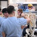 Students in Special Operations Combat Medic Course Take Part in Human Skeletal and Muscular Training