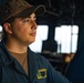 Sailors Stand Watch in the Pilot House aboard USS Ralph Johnson