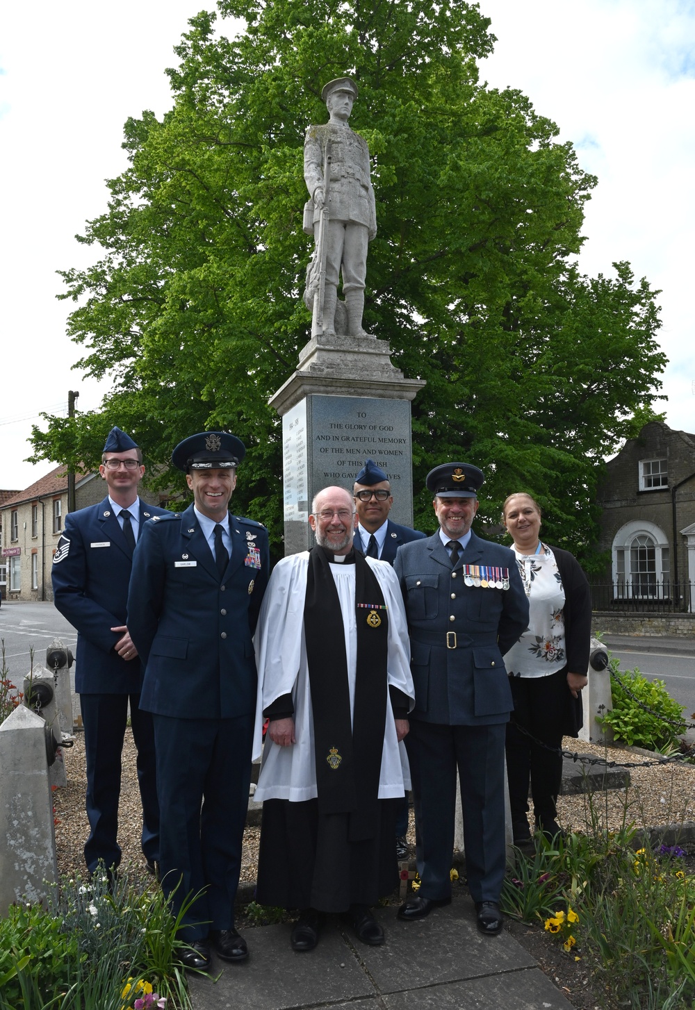 Team Mildenhall joins local community in honoring 80th anniversary of end of WWII in Europe