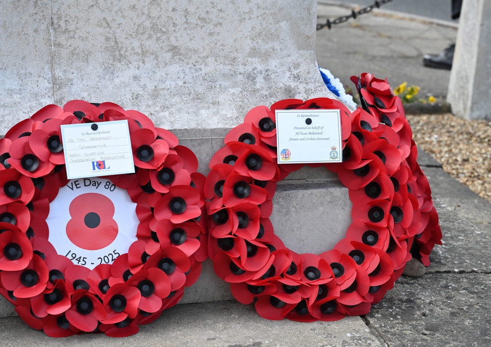 Team Mildenhall joins local community in honoring 80th anniversary of end of WWII in Europe