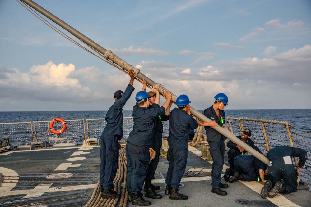USS Ralph Johnson (DDG 114) Arrives in Diego Garcia