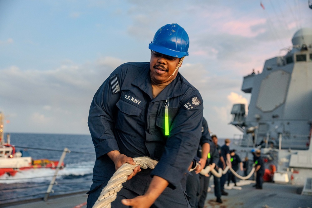 USS Ralph Johnson (DDG 114) Arrives in Diego Garcia