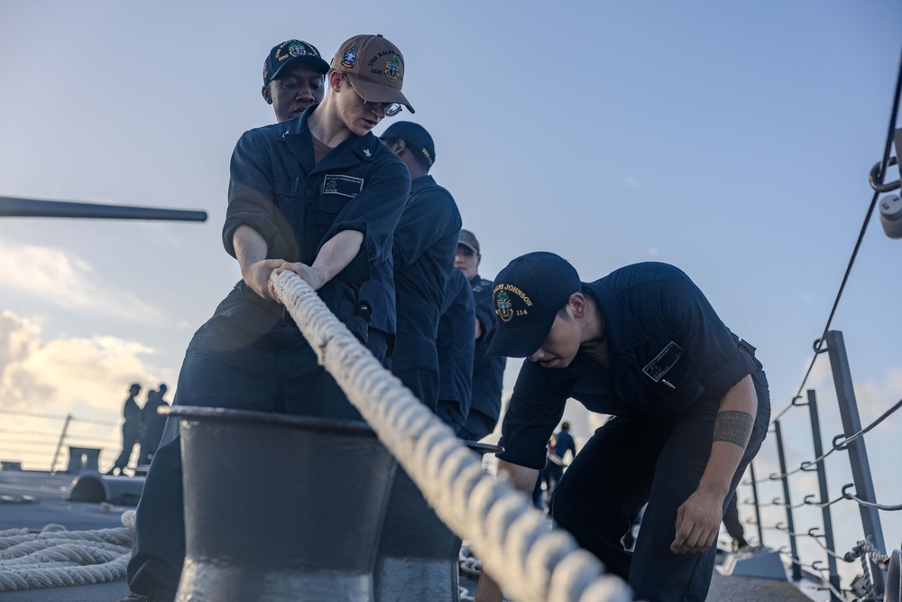 USS Ralph Johnson (DDG 114) Arrives in Diego Garcia