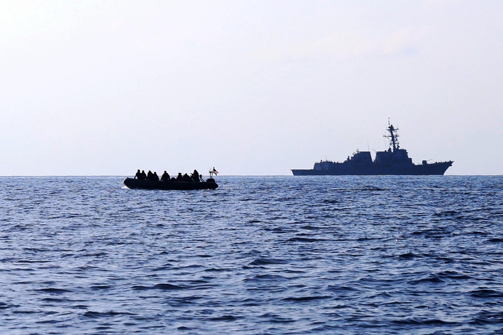 USS Gravely Conducts Southern Border Operations