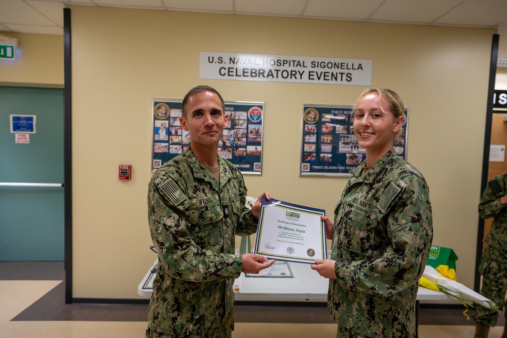 USNH Sigonella Celebrates Culture of Excellence at 2025 DAISY Awards Ceremony